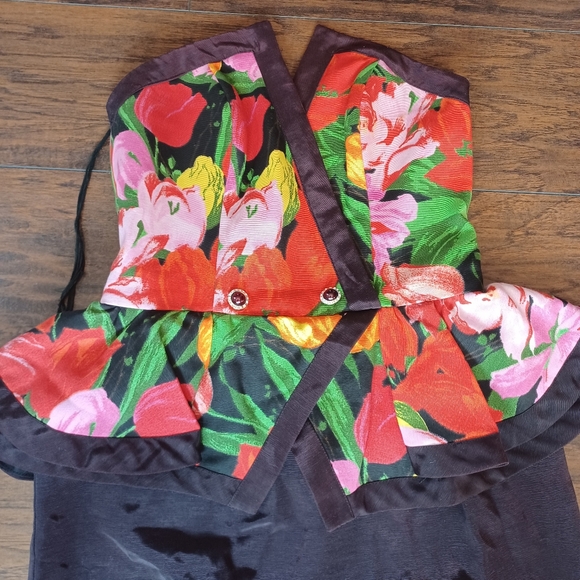 Vintage Working Girl 80s/90s Cocktail Party Dress - Picture 2 of 9